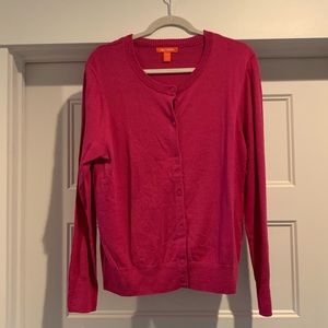 Cute magenta cardigan